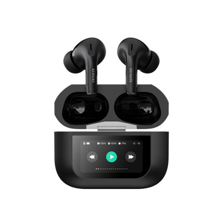 Imagen de Audífono Inalámbrico Aiwa Con Pantalla Serie: AWTWSGPRO-W