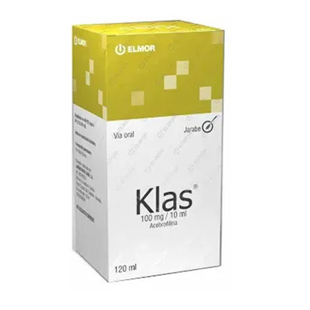 Imagen de Klas Acebrofilina Jarabe 100mg/10ml X120 ml Elmor