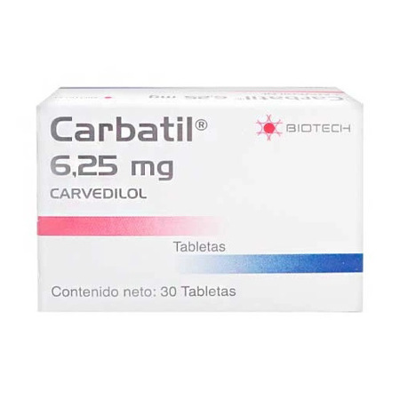 Imagen de Carbatil 6.25mg X 30 Tab.