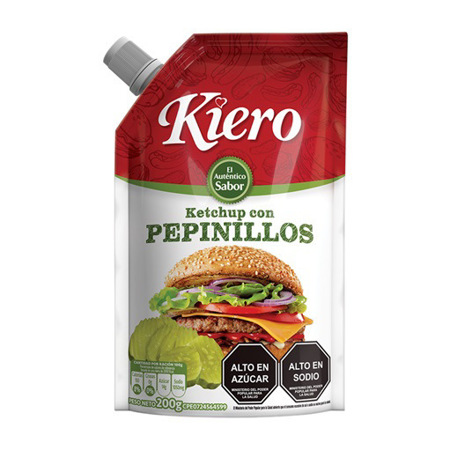 Imagen de Ketchup Pepinillo Kiero 200 Gr