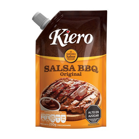 Imagen de Salsa Bbq Kiero 230 Gr