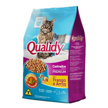 Imagen de Alimento Para Gato Qualidy Pollo y Arroz 1Kg