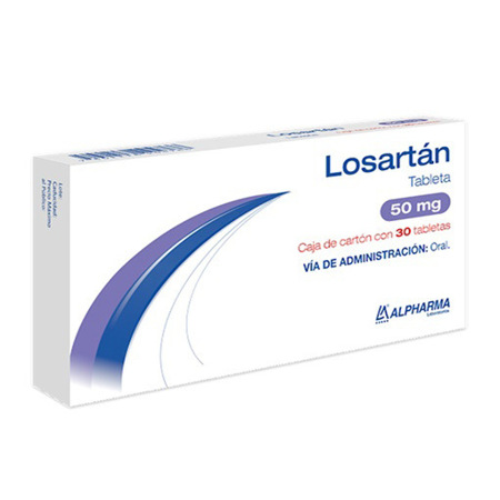 Imagen de Losartan Potásico Tableta 50mg 30 Ccm