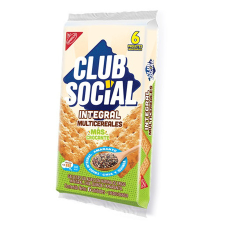 Imagen de Galleta Cracker Integral Club Social  Muticereales 6 Und
