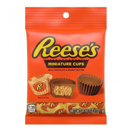 Imagen de Chocolate Relleno Reeses Miniature Cups 131g