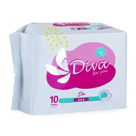 Imagen de Toalla Sanitaria Diva Ultradelgada Dia 10 Und