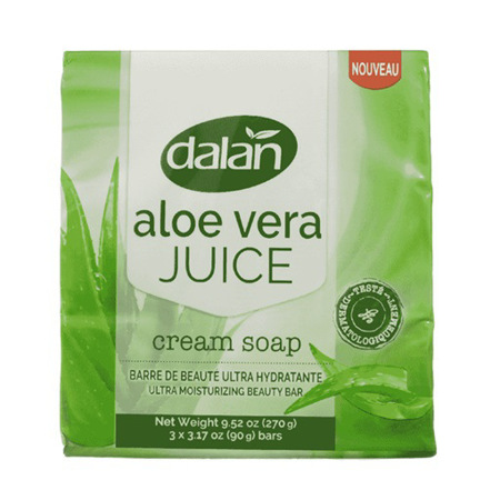 Imagen de Jabon Barra Dalan Cream Aloe Vera Juice 90g 3 Und