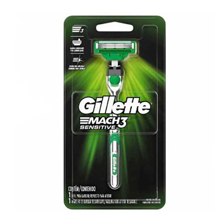 Imagen de Afeitadora Gillette Mach 3 Sensitive 1 Und