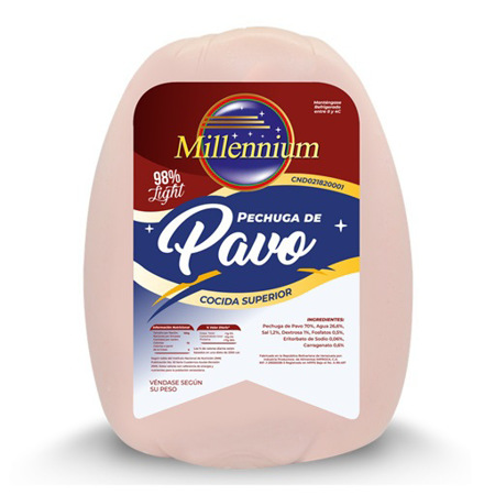 Imagen de Pechuga de Pavo Millennium 250g