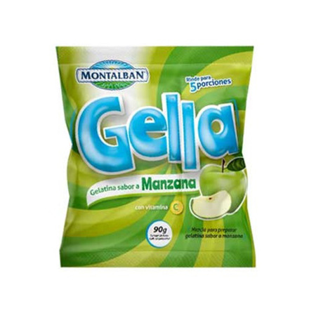 Imagen de Gelatina De Manzana Montalban Gella 90g
