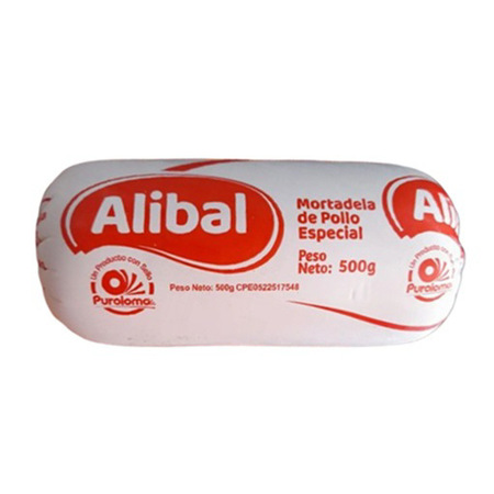 Imagen de Mortadela De Pollo Alibal 500g