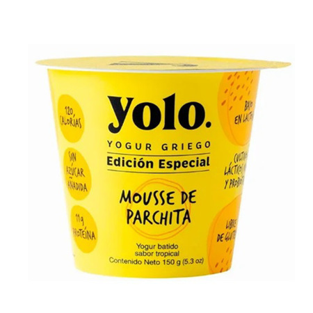 Imagen de Yogurt Firme Yolo Griego Mousse De Parchita 150g