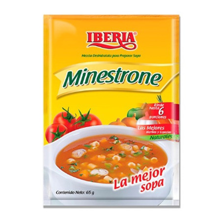 Imagen de Sopa De Minestrone Iberia 80 Gr.