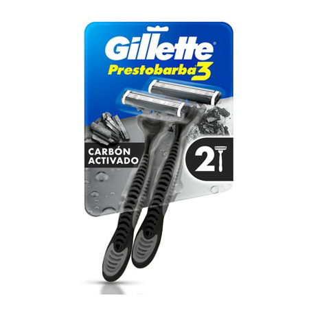 Imagen de Afeitadora Gillette Pb3 Carbón 2 Und