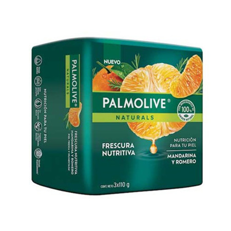 Imagen de Jabon Barra Palmolive Mandarina Y Romero 110g 3und
