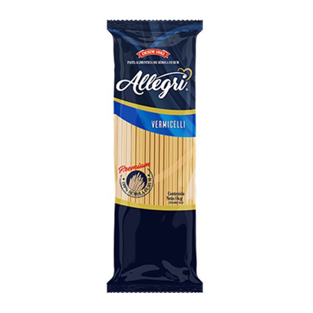 Imagen de Pasta Vermicelli Allegri 1k