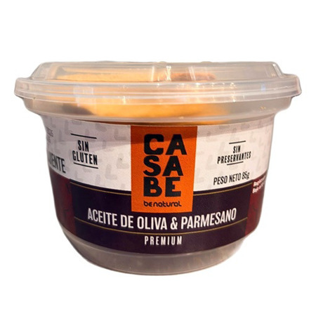 Imagen de Casabe Be Natural Con Aceite De Oliva Y Queso Parmesano 85g