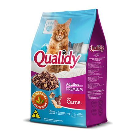 Imagen de Alimento Para Gato Adulto Qualidy Carne 1kg