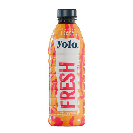 Imagen de Te Negro Durazno Y Granada Yolo Fresh 473ml