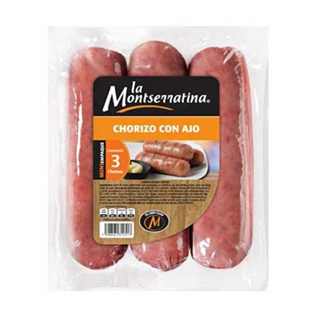 Imagen de Chorizo Con Ajo La Montserratina 3 Und