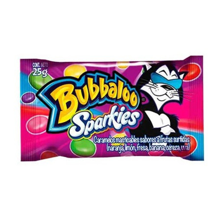 Imagen de Caramelo Masticable Bubbaloo Sparkies 26g