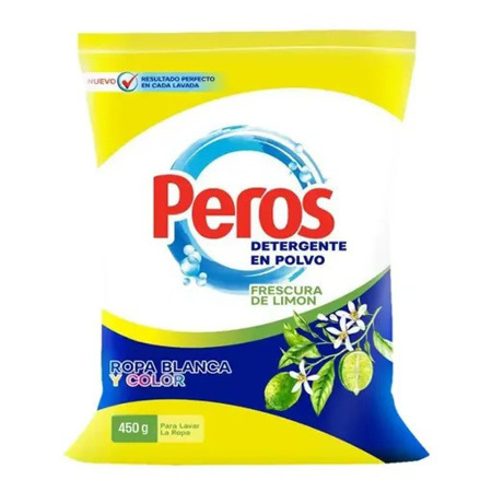 Imagen de Detergente Polvo Peros Limon 450g