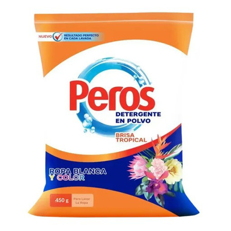 Imagen de Detergente Polvo Peros Tropical 450g