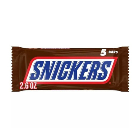 Imagen de Chocolate Relleno Snickers 75g 5Und