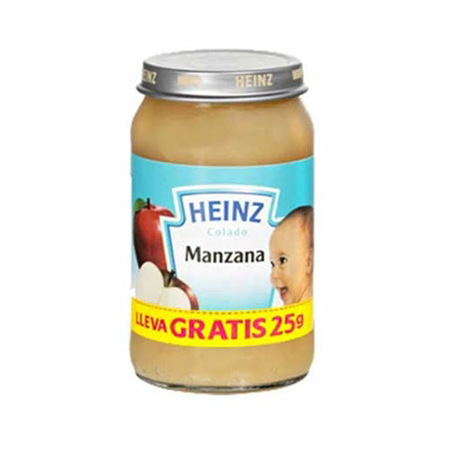 Imagen de Compota De Manzana Heinz 186g + 25g
