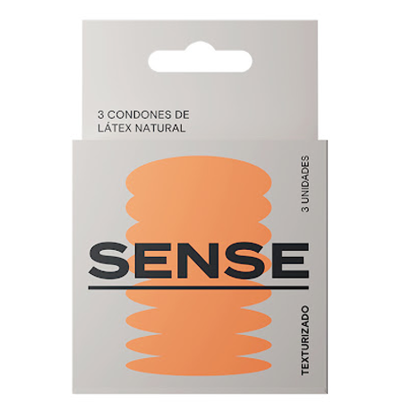 Imagen de Preservativo Texturizado Sense (3 Unidades).