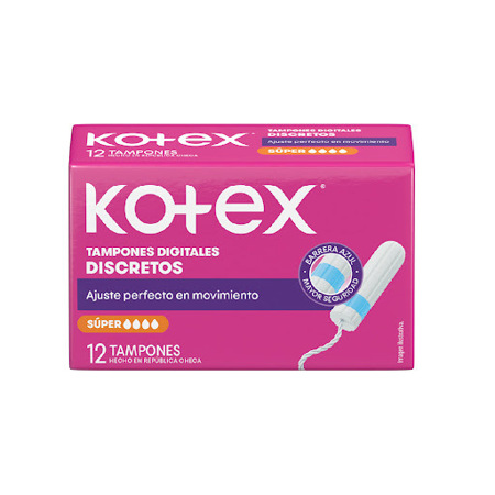 Imagen de Tampones Kotex Super 12Und