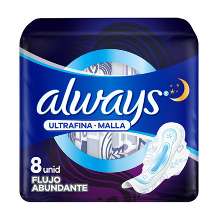 Imagen de Toalla Sanitaria Ultrafina Noche Always 8 Und