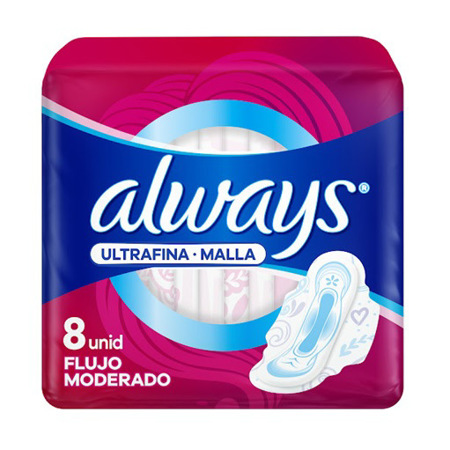 Imagen de Toallas Sanitaria Ultrafina Dia Always 8 Und