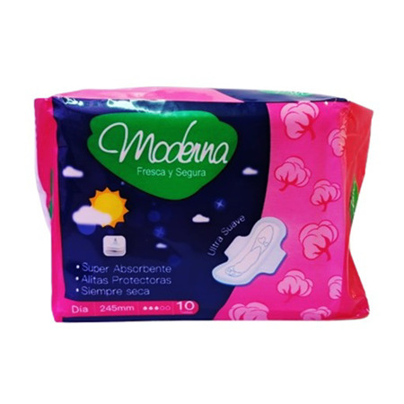 Imagen de Toalla Sanitaria Moderna Diurna Ultra Suave 10 Und