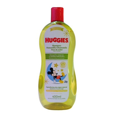 Imagen de Champú Huggies Bebe Manzanilla 400ml