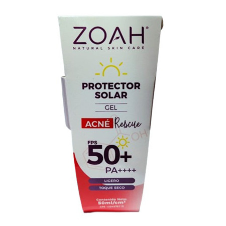 Imagen de Protector Solar Zoah Acne Rescue 50+Fps 50Ml