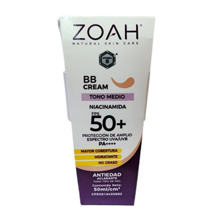 Imagen de Crema Facial Zoah Bb Cream Tono Medio 50ml