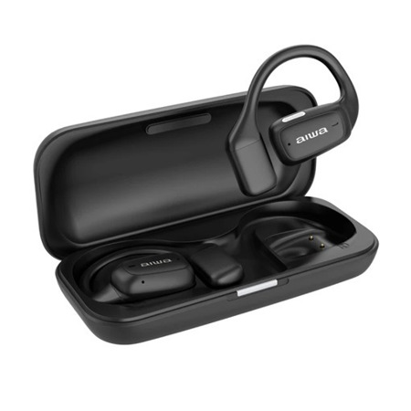Imagen de Audifonos Aiwa Inalambricos Oido Abierto Color Negro AIW-AWK56B