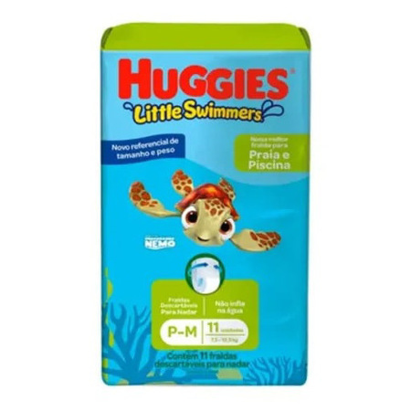 Imagen de Pañal Bebe Huggies Piscina Talla P/M 10 Und
