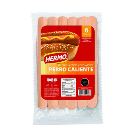 Imagen de Salchicha Wieners Larga Hermo 6und