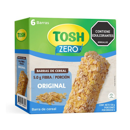 Imagen de Barra Granola Tosh Original Sin Azúcar 23g 6und